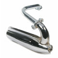 Marmitta banana per Vespa SS90 - SS50 CROMO